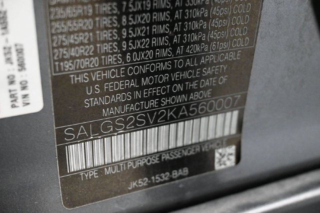 Used 2019 Land Rover Range Rover HSE AWD/4WD image 18