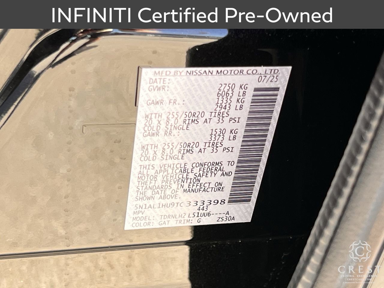 Certified 2026 INFINITI QX60 Autograph w/ Autograph Tech Package image 34