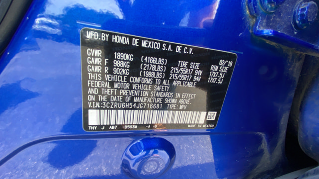Used 2018 Honda HR-V EX image 29