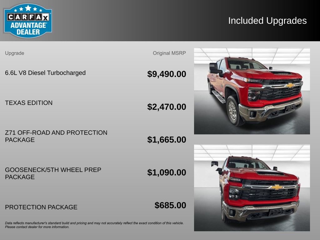 Used 2024 Chevrolet Silverado 2500 LT w/ Texas Edition AWD/4WD image 3