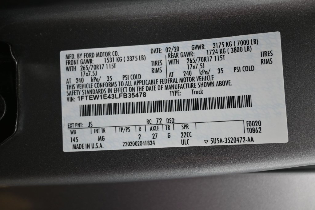 Used 2020 Ford F150 XLT w/ Equipment Group 301A Mid AWD/4WD image 30