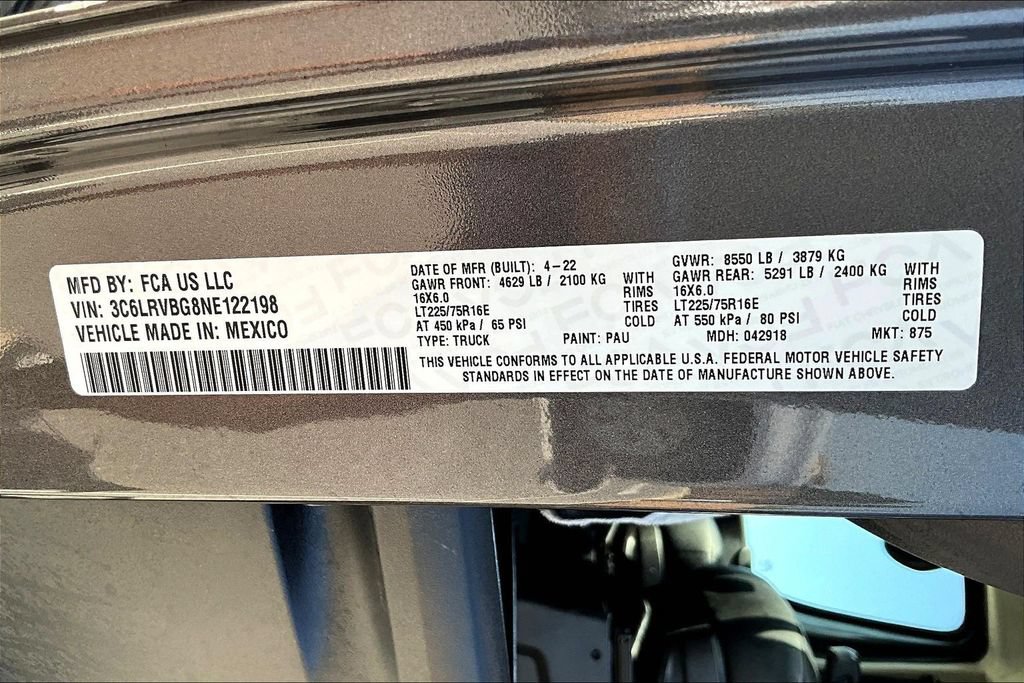 Used 2022 RAM ProMaster 1500 w/ Driver Convenience Group FWD image 32