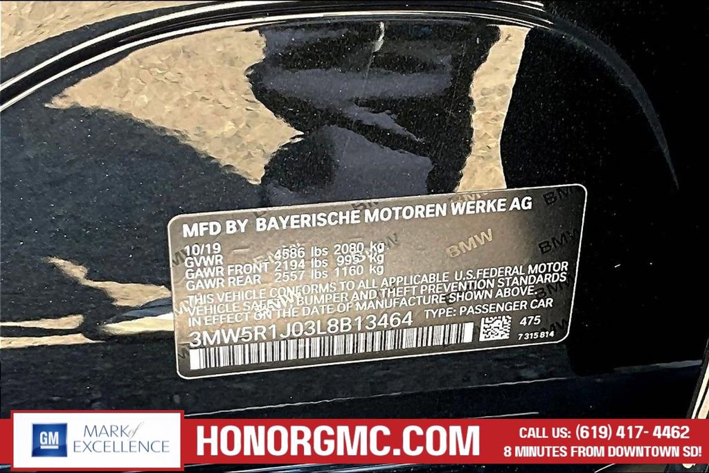 Used 2020 BMW 330i Sedan w/ M Sport Package RWD image 16