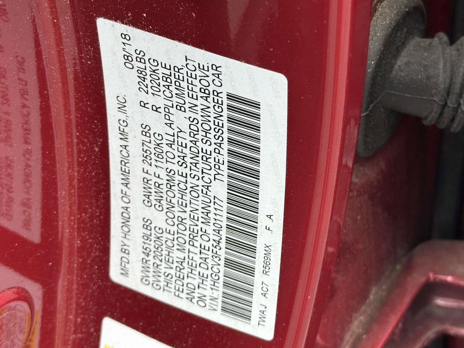 Used 2018 Honda Accord EX-L image 12