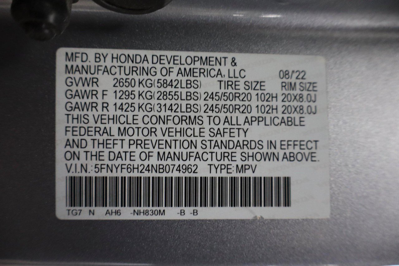 Used 2022 Honda Pilot Special Edition image 22