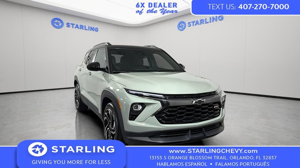 Certified 2024 Chevrolet TrailBlazer RS w/ Driver Confidence Package image 1