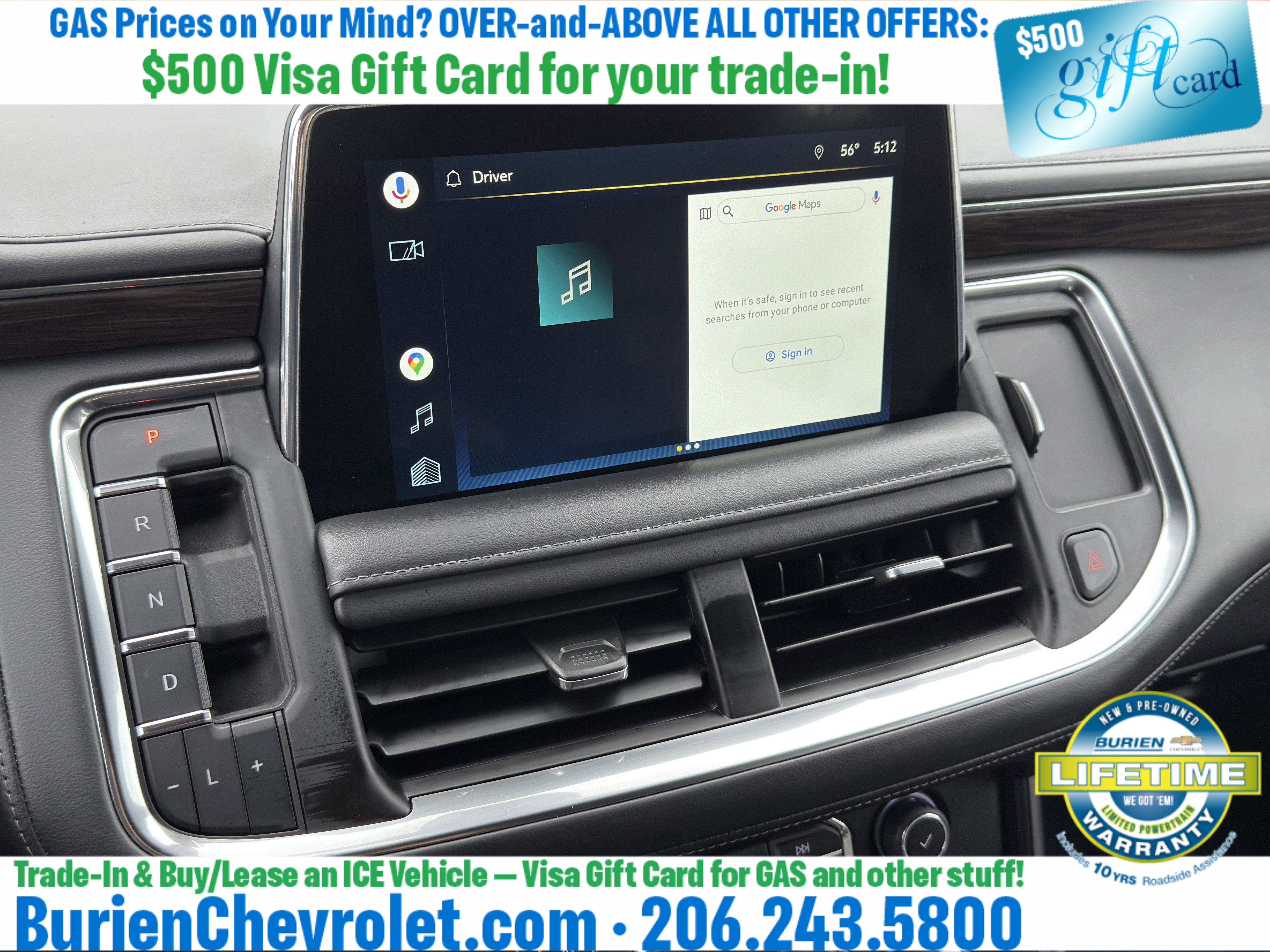 Used 2022 Chevrolet Suburban Z71 w/ Luxury Package AWD/4WD image 16