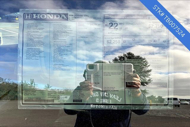 New 2026 Honda Odyssey EX-L image 5