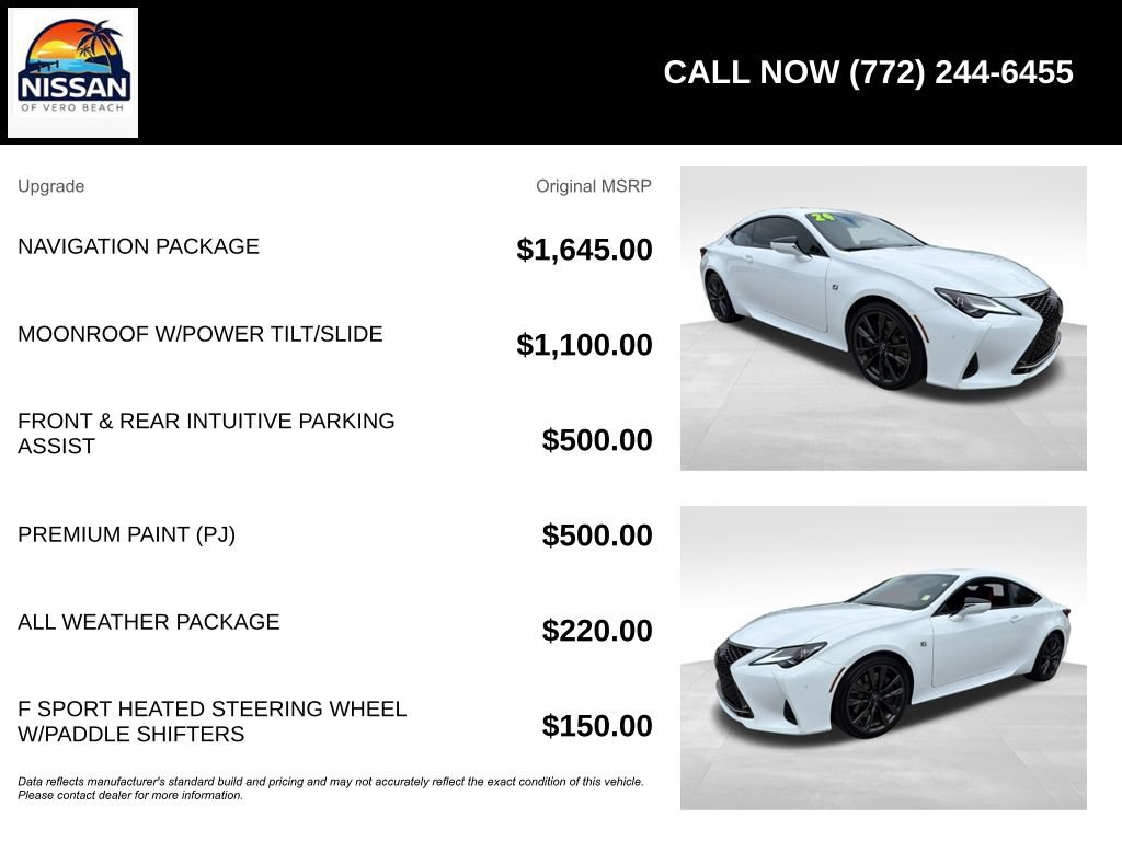 Used 2024 Lexus RC 300 F Sport w/ Navigation Package RWD image 6