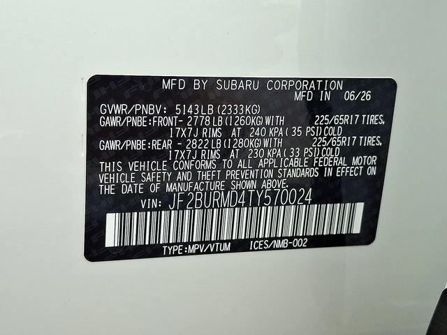 New 2026 Subaru Outback Wilderness AWD/4WD image 20