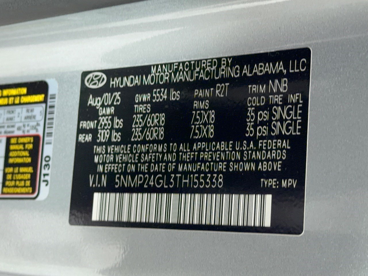 Certified 2026 Hyundai Santa Fe SEL FWD image 31