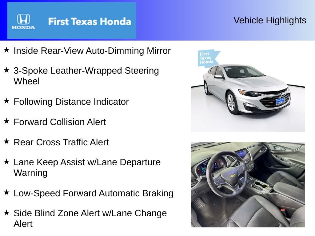 Used 2019 Chevrolet Malibu Hybrid w/ Leather Package image 16