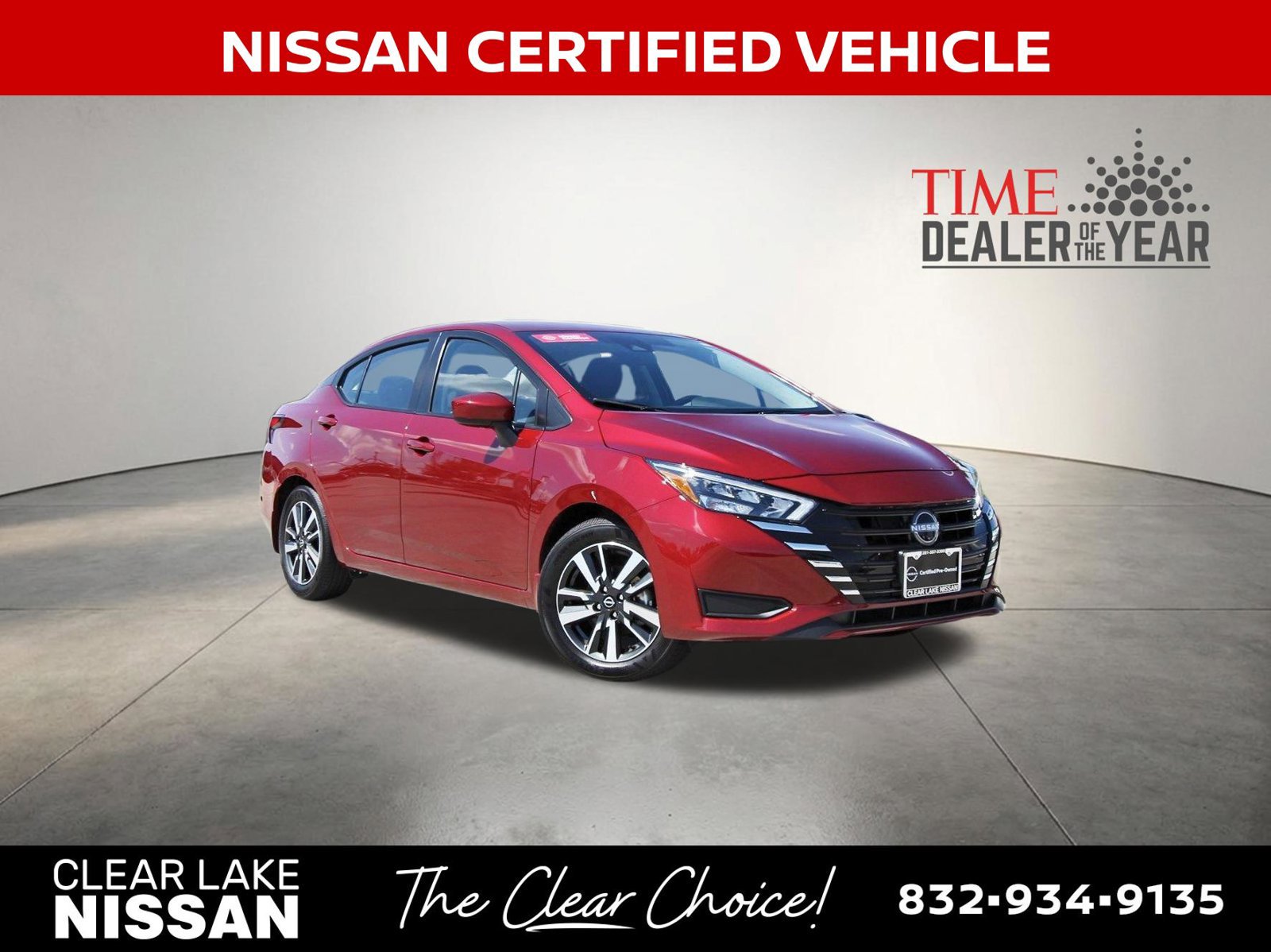 Certified 2025 Nissan Versa SV w/ Trunk Package FWD image 1