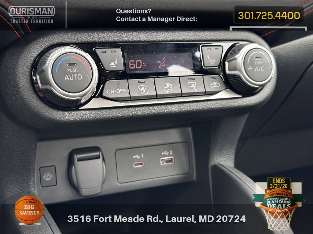 New 2025 Nissan Versa SR w/ Trunk Package image 24