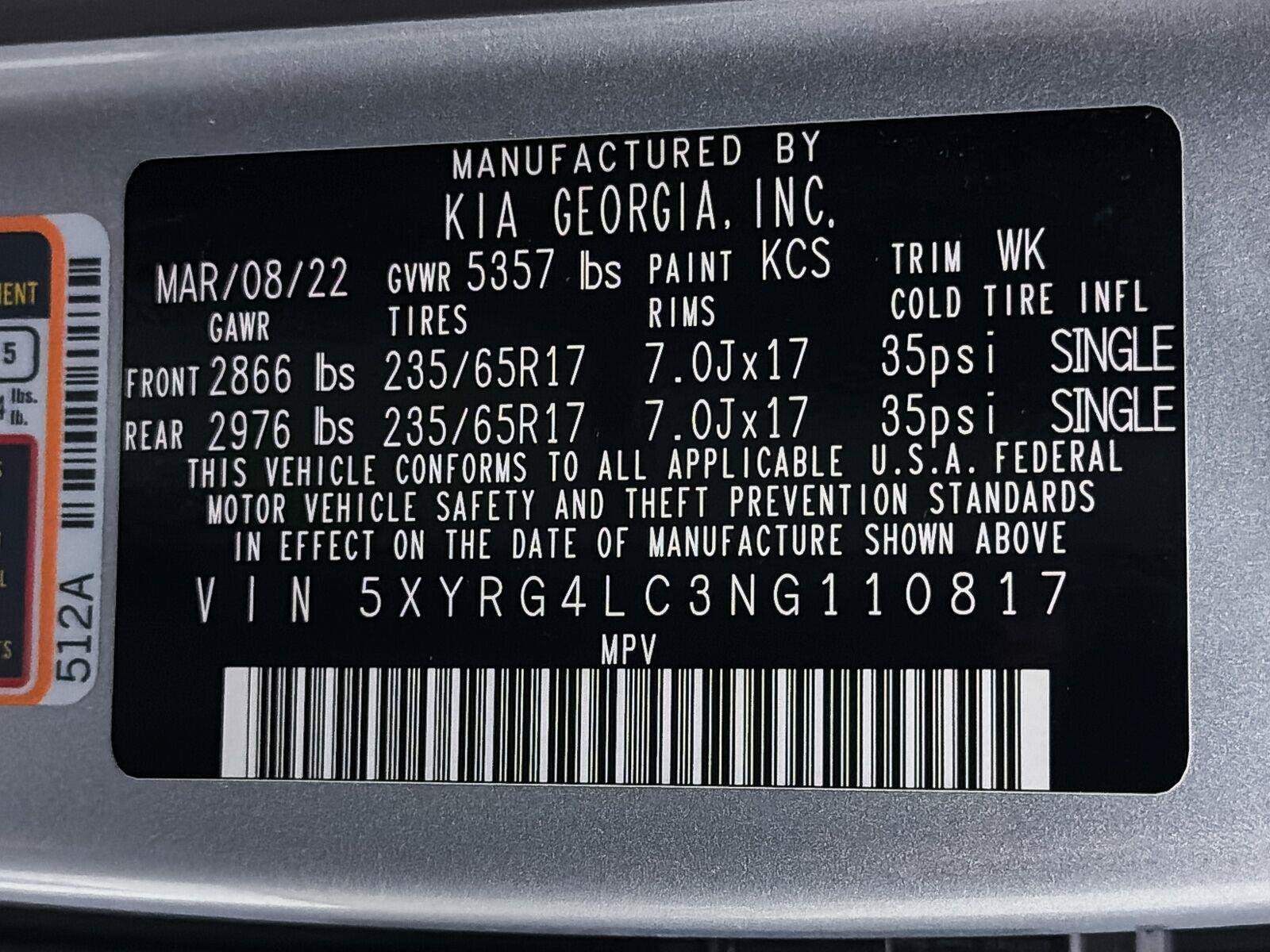 Used 2022 Kia Sorento LX FWD image 25