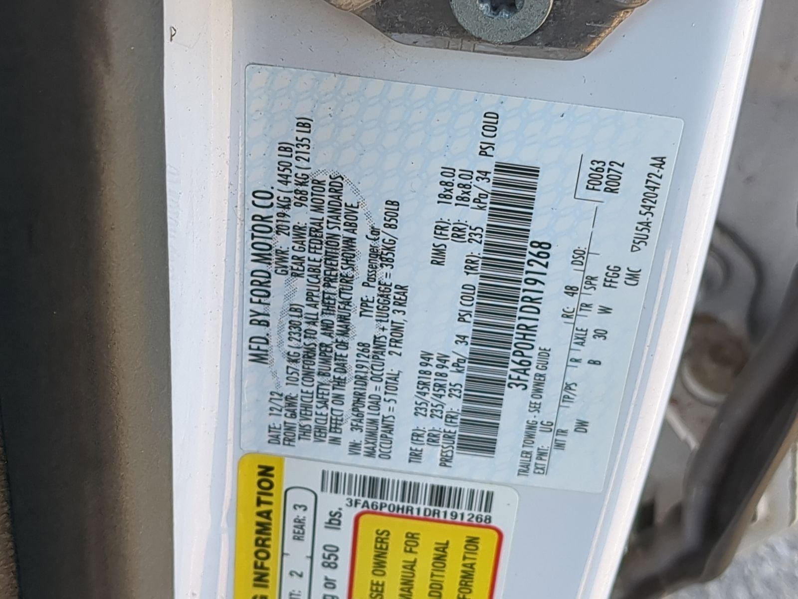Used 2013 Ford Fusion SE FWD image 37