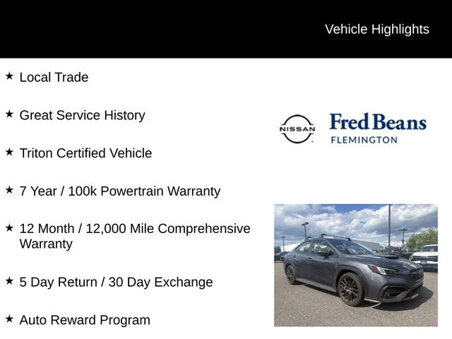 Used 2023 Subaru WRX Premium w/ Popular Package #1 AWD/4WD image 5