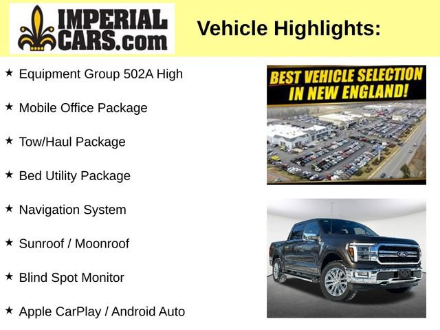 Used 2024 Ford F150 Lariat w/ Equipment Group 502A High AWD/4WD image 8