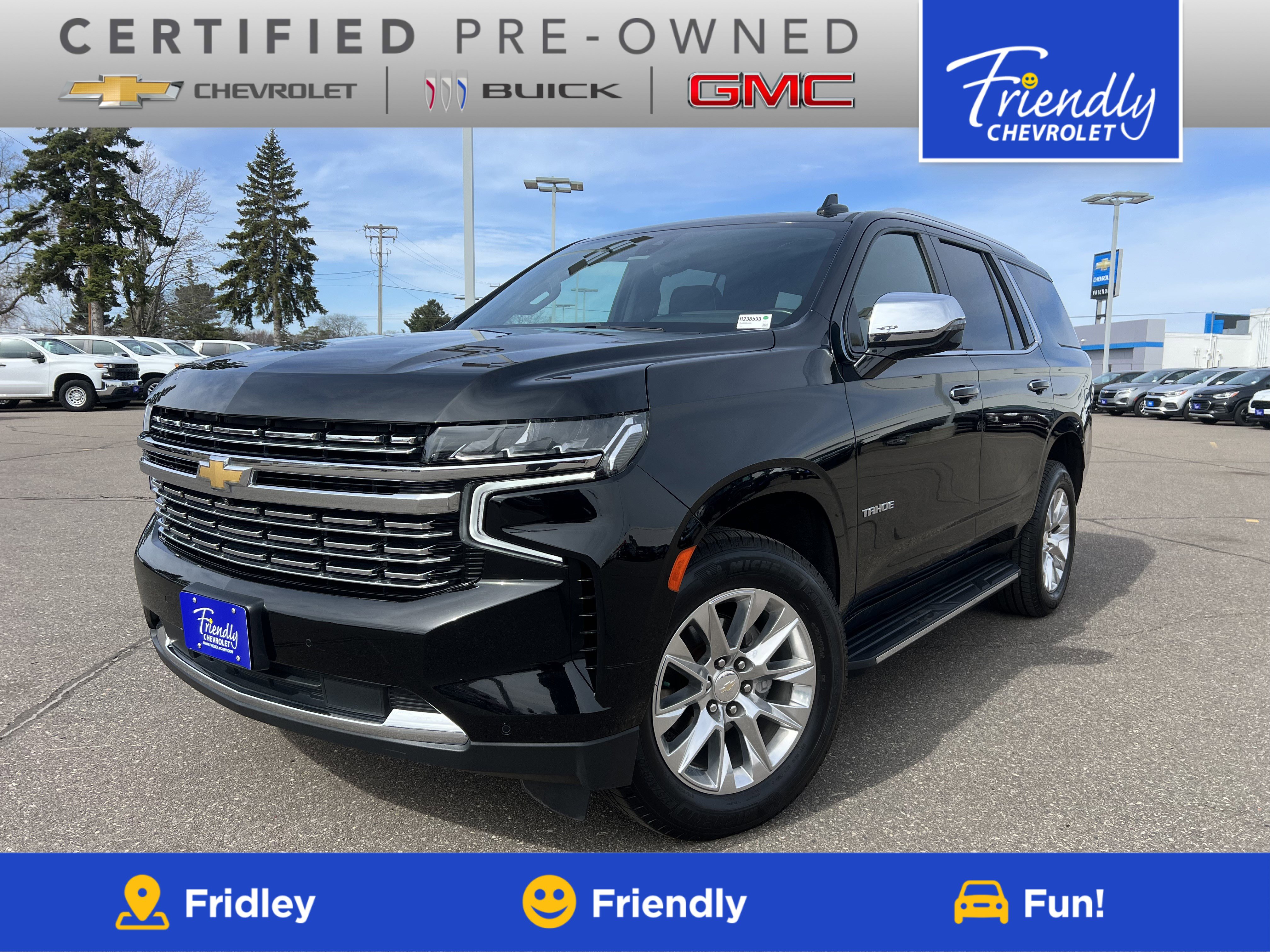 Certified 2021 Chevrolet Tahoe Premier w/ Premium Package AWD/4WD image 1