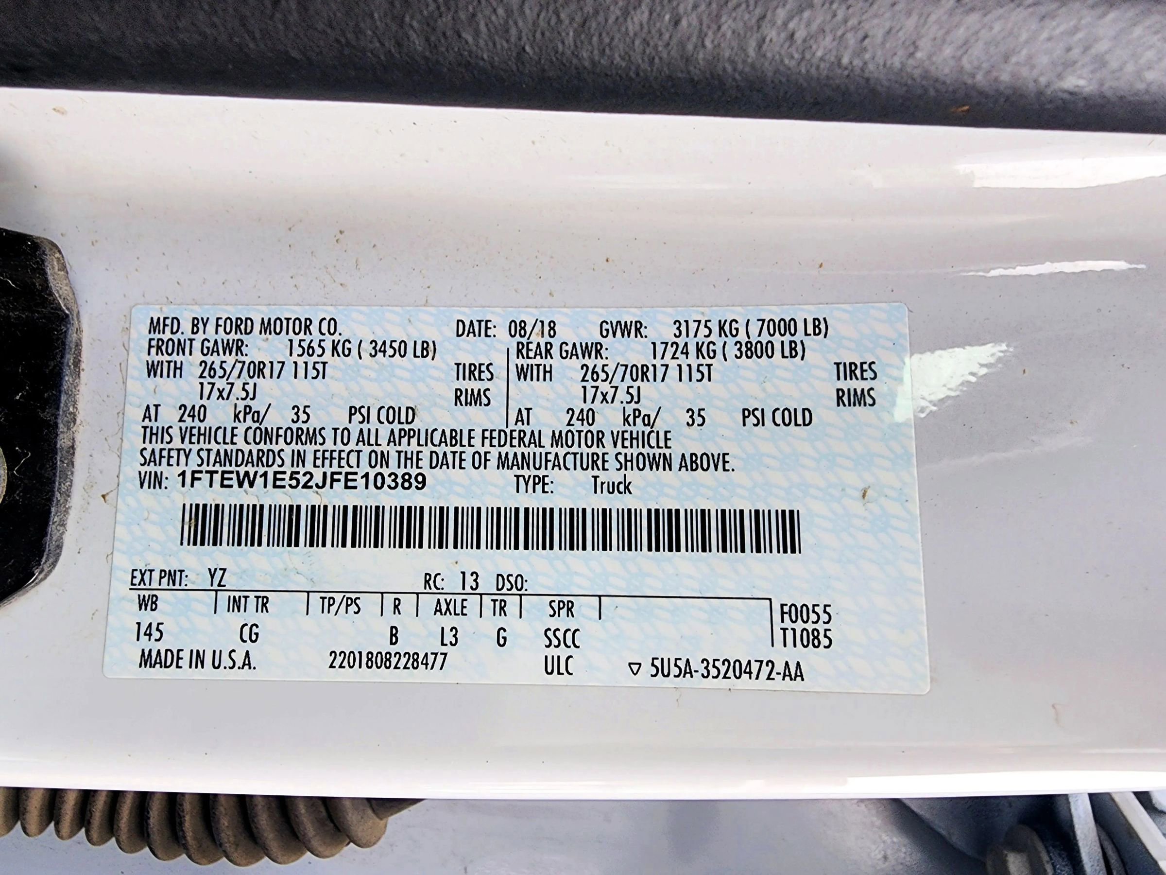 Used 2018 Ford F150 XL w/ Equipment Group 101A Mid image 30