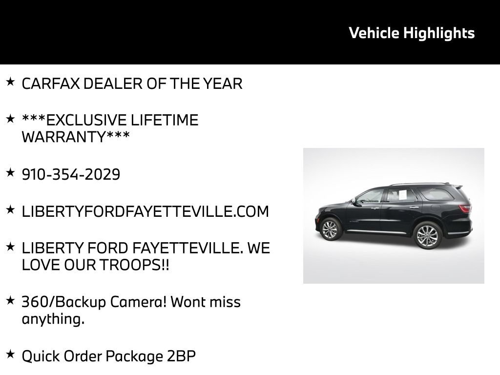 Used 2023 Dodge Durango Citadel AWD/4WD image 5