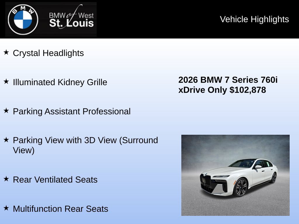 Used 2026 BMW 760i xDrive w/ Executive Package AWD/4WD image 16