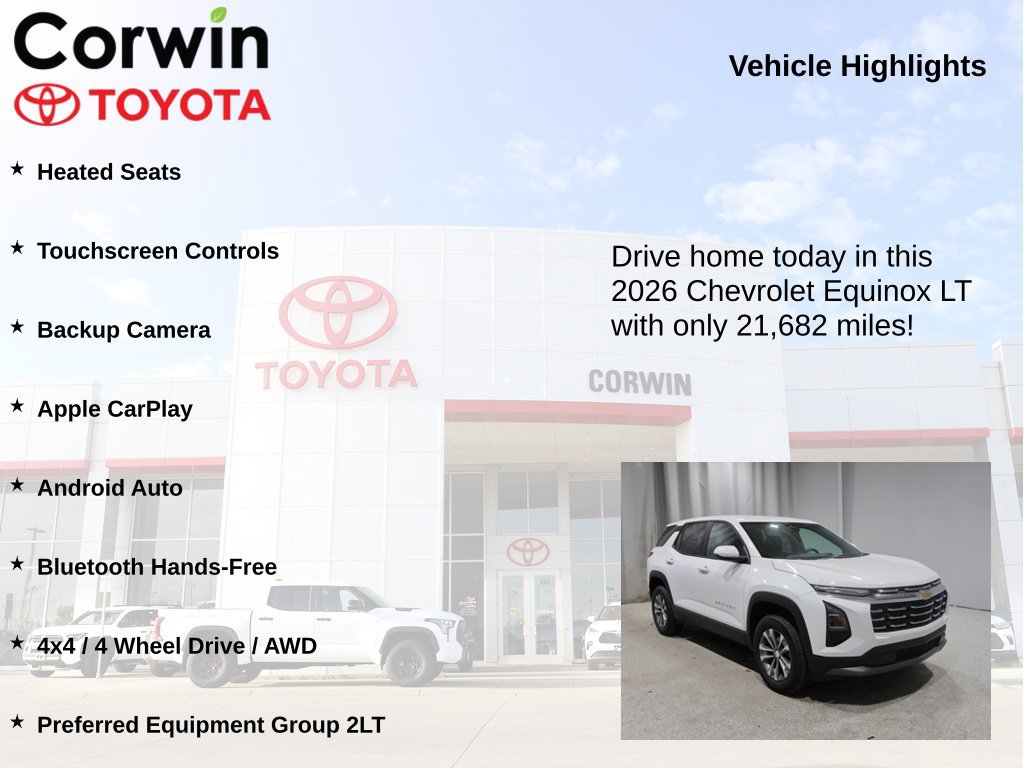 Used 2026 Chevrolet Equinox LT AWD/4WD image 6