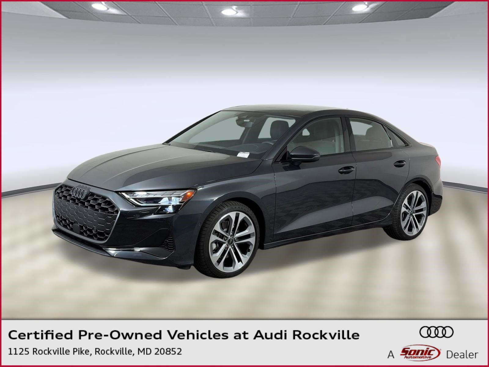 Certified 2025 Audi A3 2.0T Premium w/ Black Optic Package