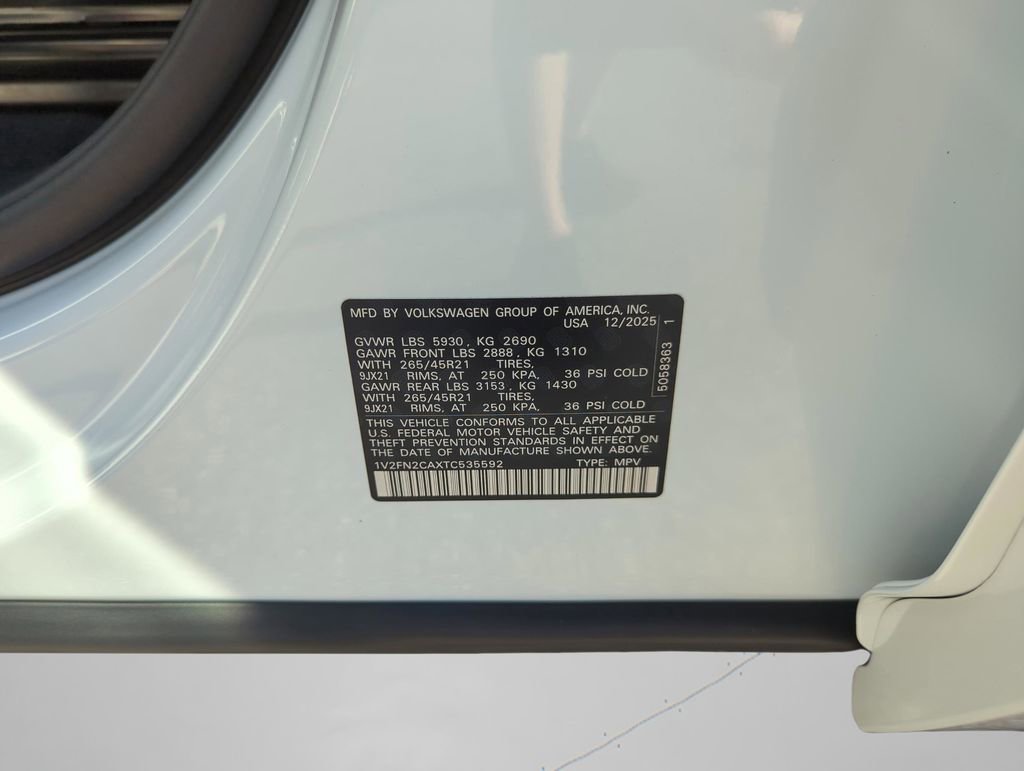 New 2026 Volkswagen Atlas SEL Premium R-Line image 43