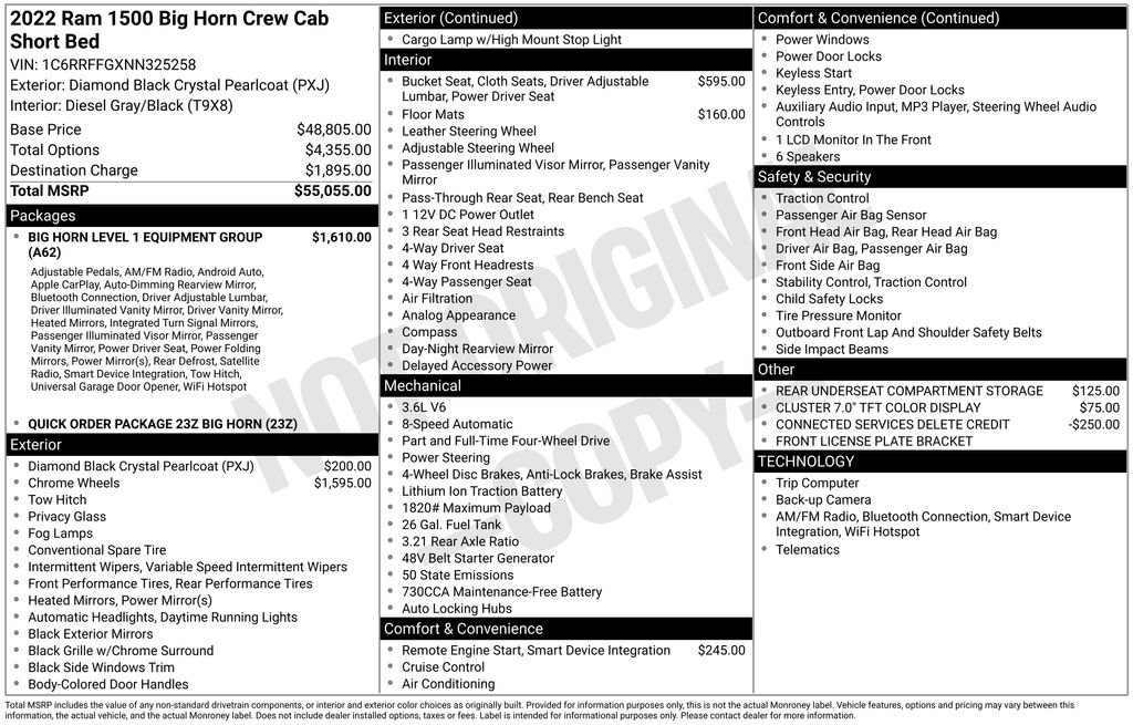 Used 2022 RAM 1500 Big Horn AWD/4WD image 18