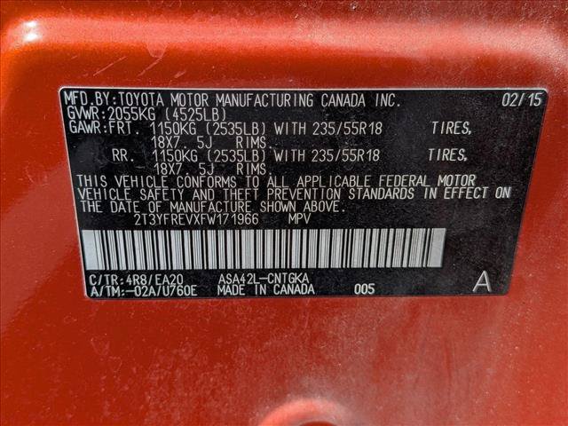 Used 2015 Toyota RAV4 Limited w/ Technology Package FWD image 20
