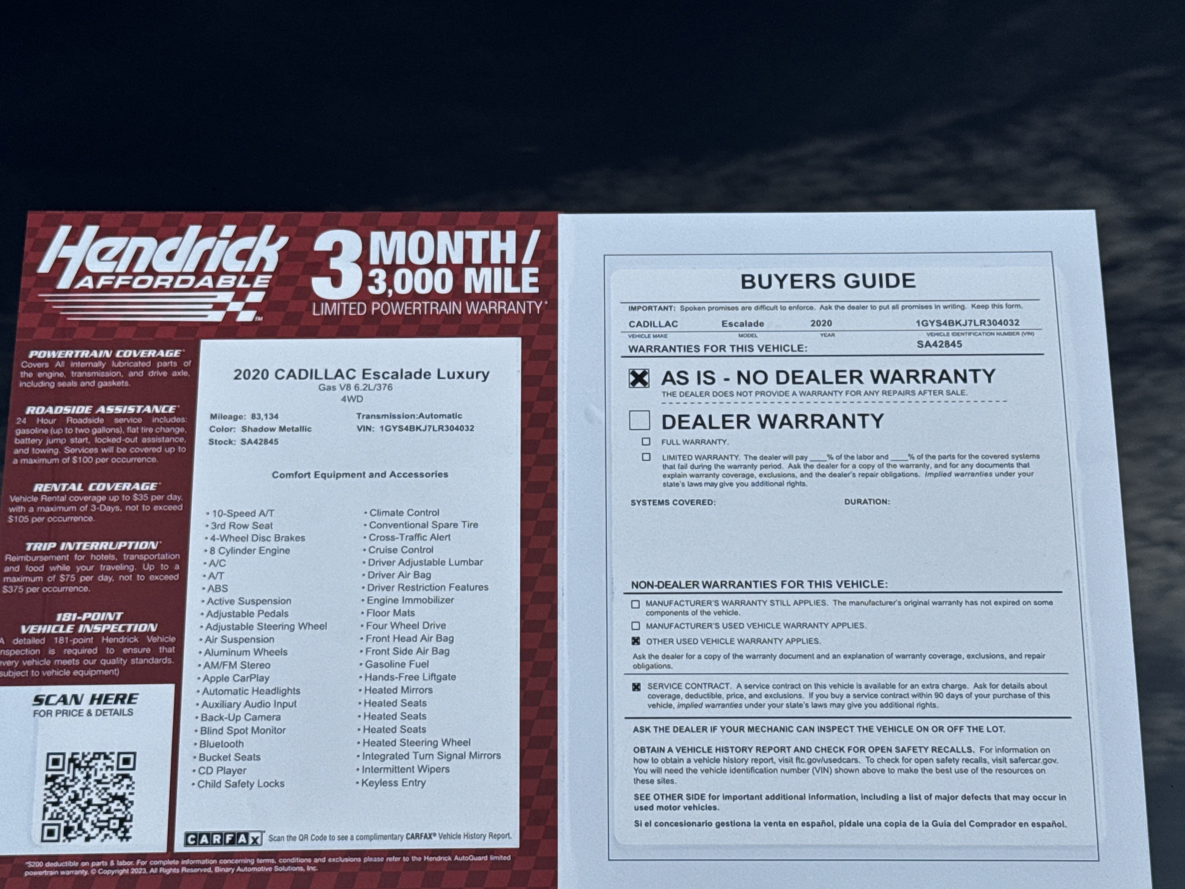 Used 2020 Cadillac Escalade Luxury image 42