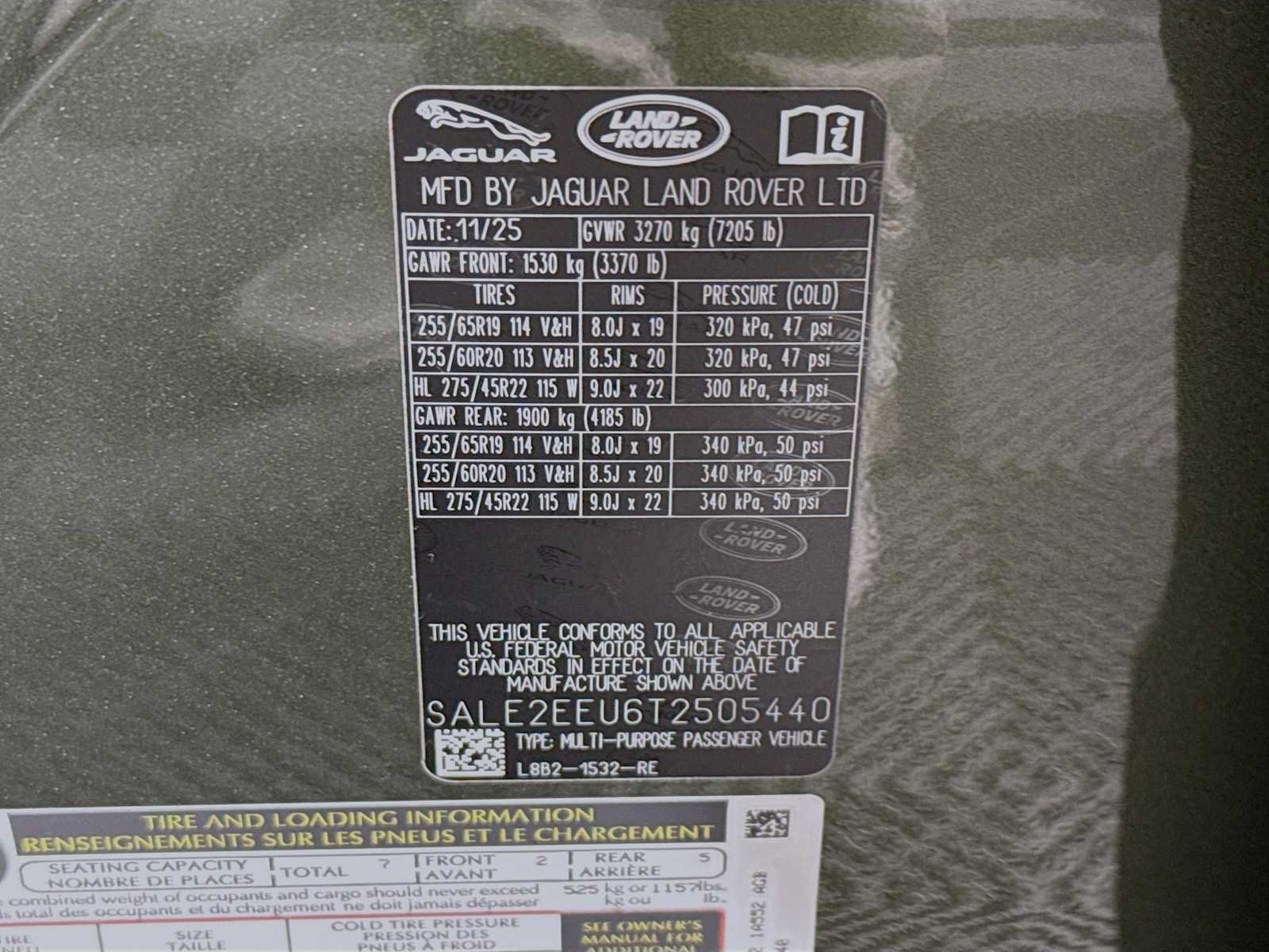 New 2026 Land Rover Defender 110 X-Dynamic SE AWD/4WD image 31