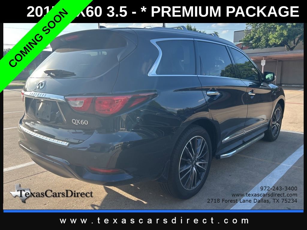 Used 2017 INFINITI QX60 Luxe w/ Deluxe Technology Package image 3