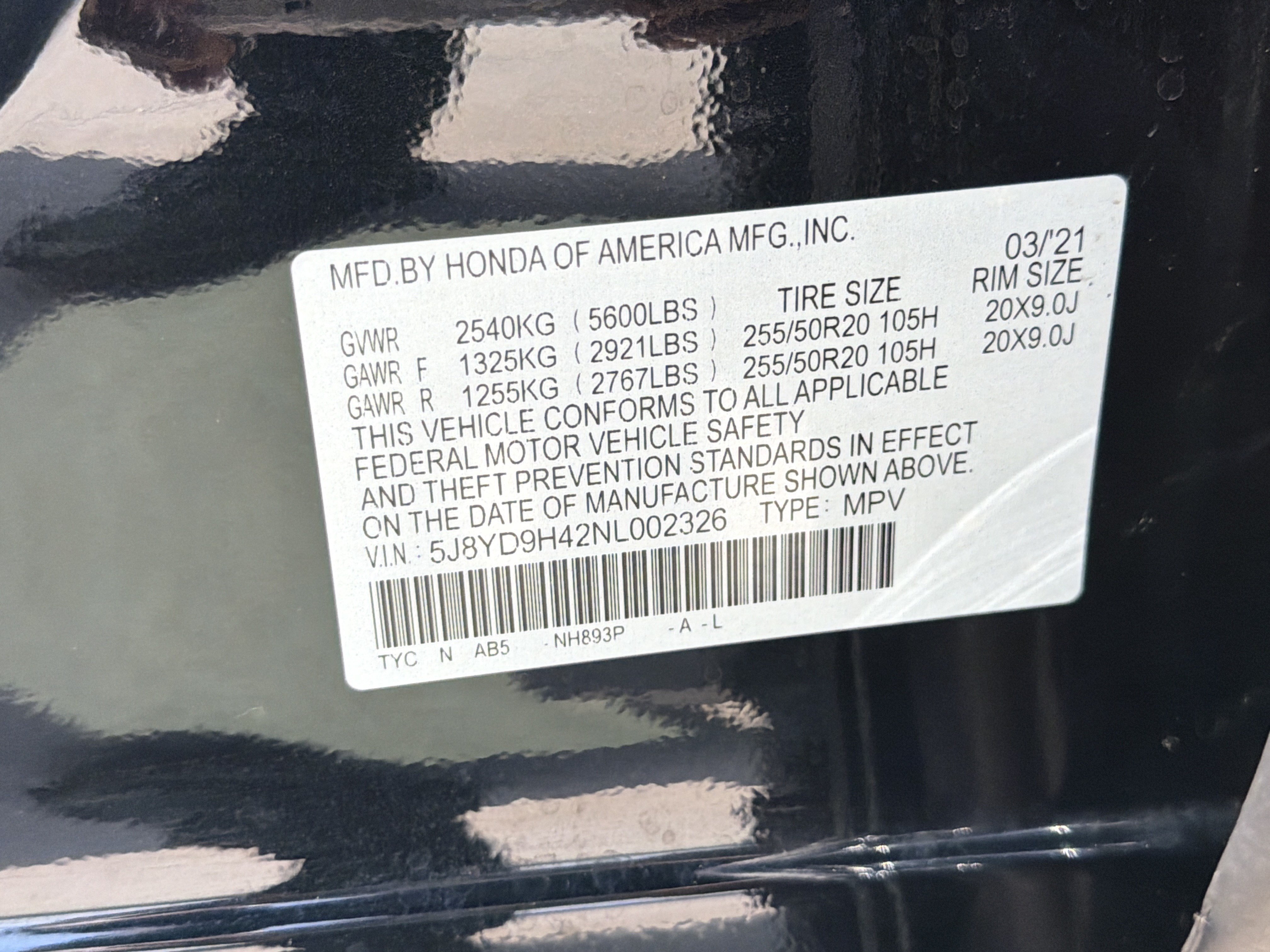 Certified 2022 Acura MDX FWD w/ Technology Package image 36