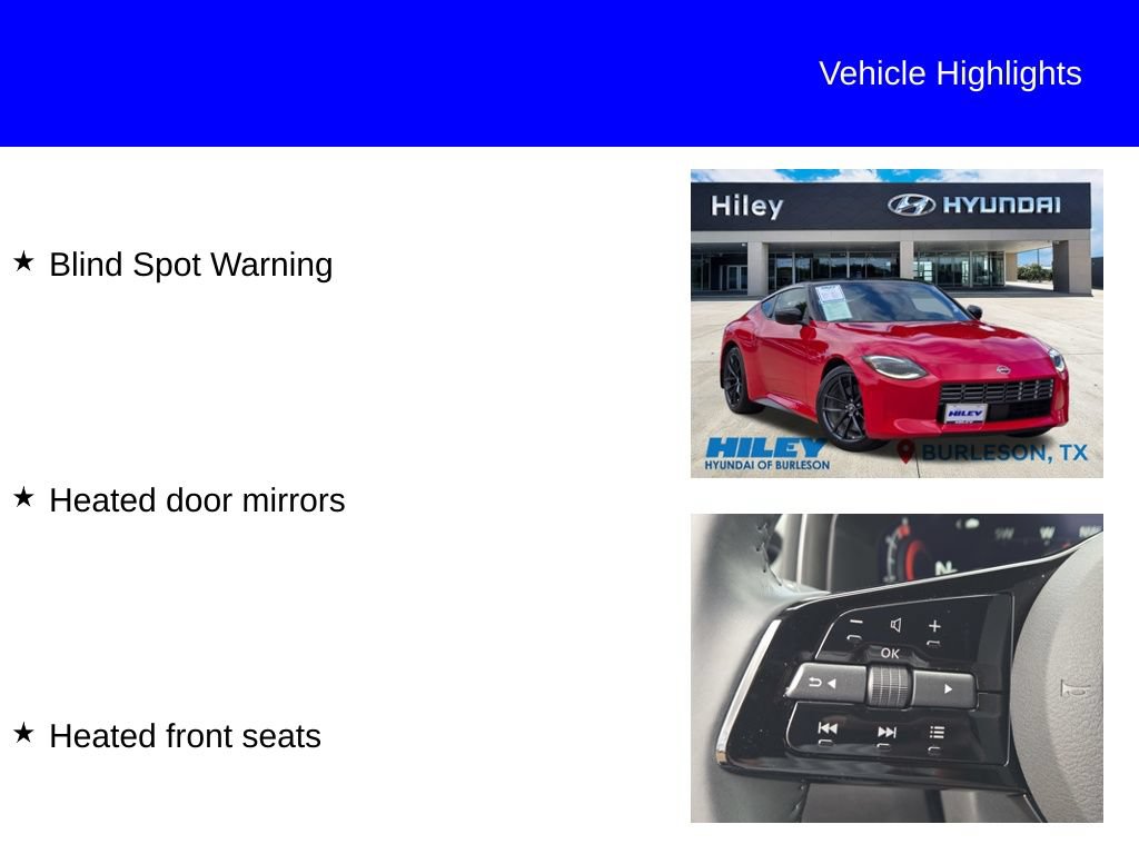 Used 2026 Nissan Z Performance w/ Floor Mat Package RWD image 9