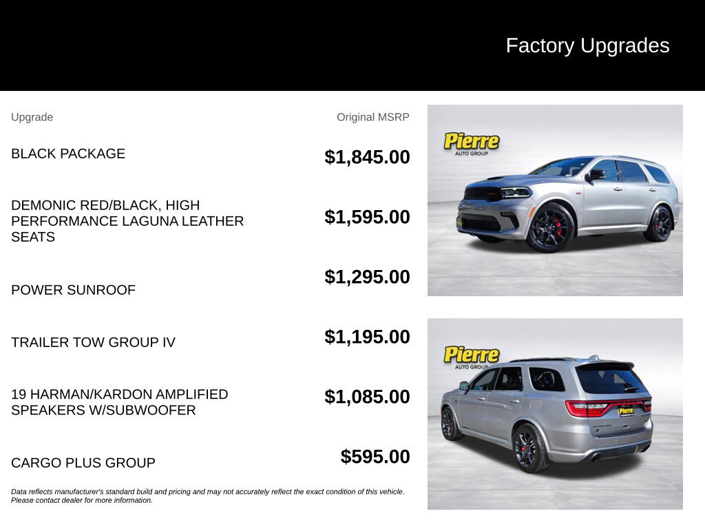 Used 2021 Dodge Durango SRT w/ Black Package AWD/4WD image 13