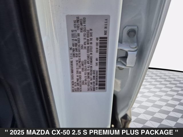 Certified 2025 MAZDA CX-50 AWD 2.5 S w/ Weather Package image 38