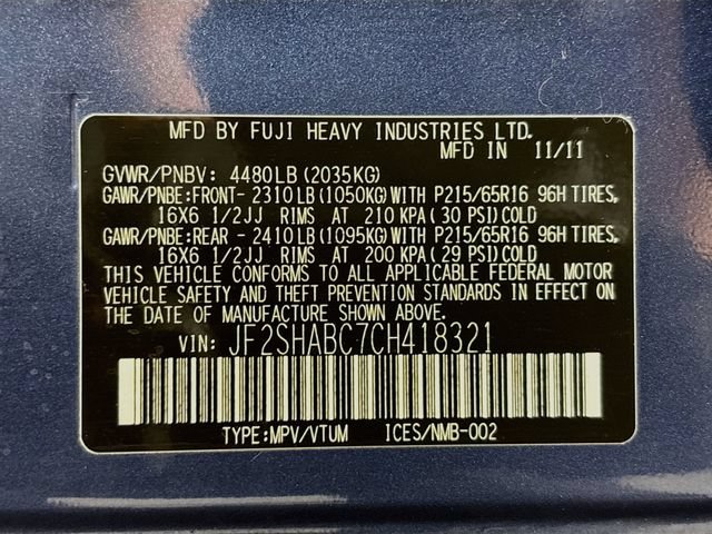 Used 2012 Subaru Forester 2.5X w/ Alloy Wheel Pkg AWD/4WD image 28