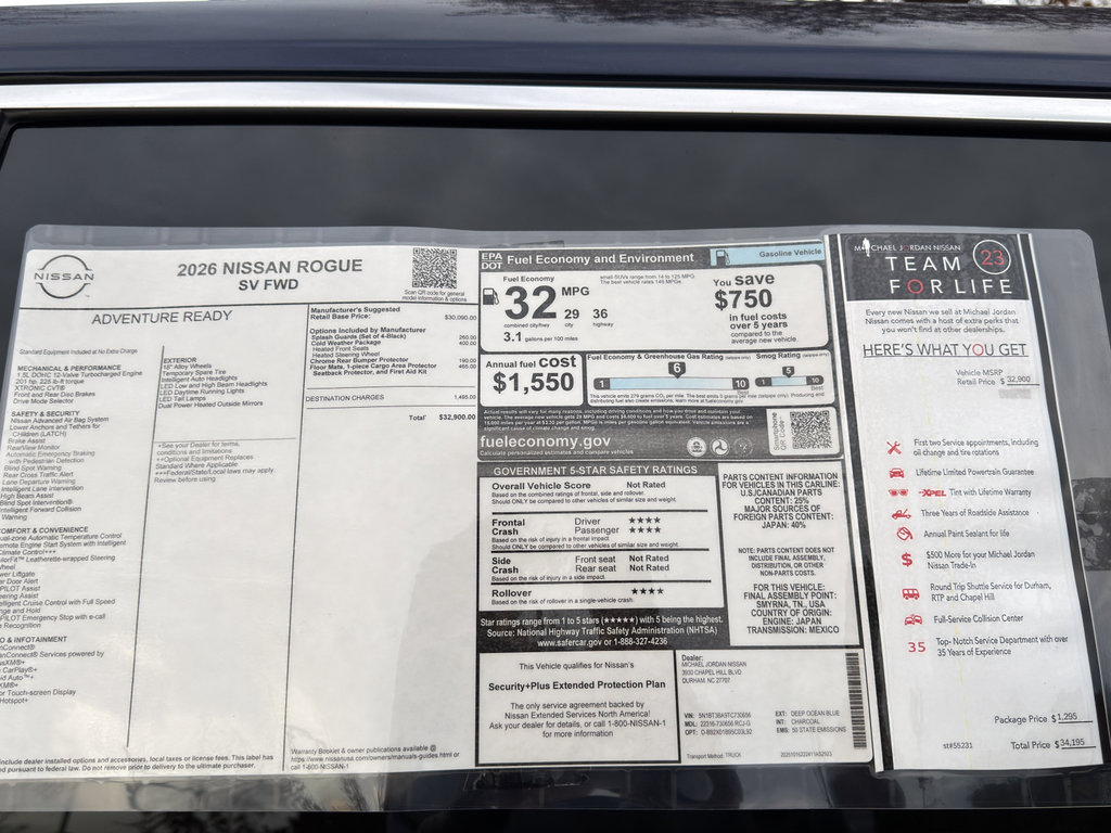 New 2026 Nissan Rogue SV w/ Cold Weather Package image 12