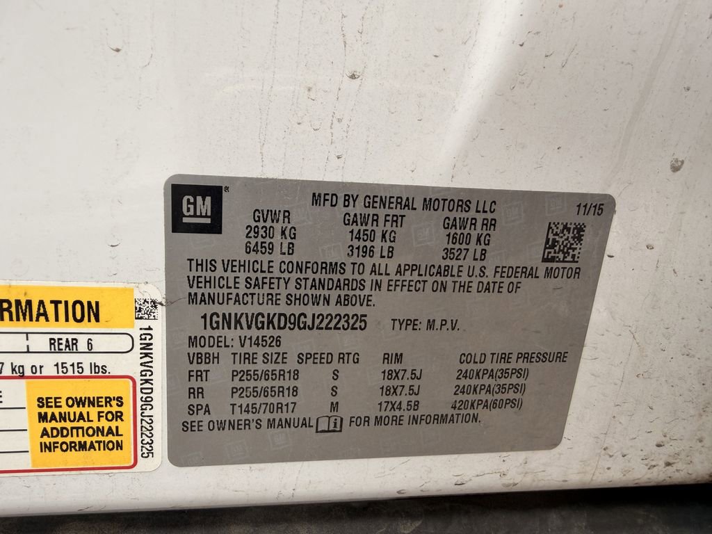 Used 2016 Chevrolet Traverse LT AWD/4WD image 6