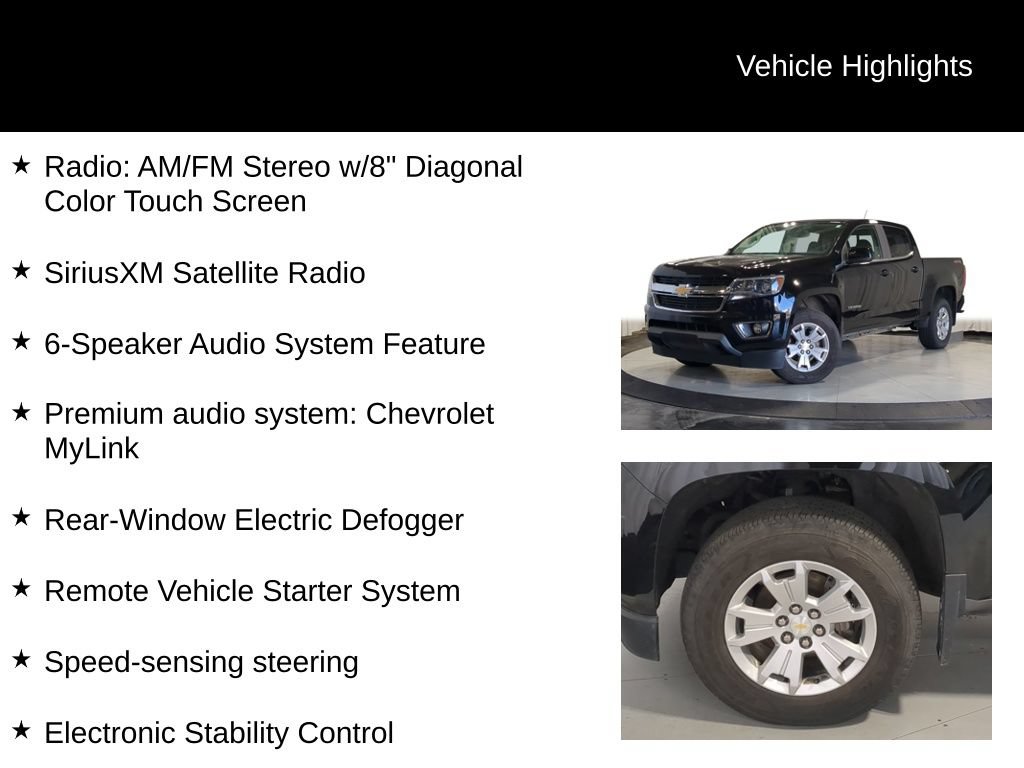 Used 2018 Chevrolet Colorado LT w/ LT Convenience Package AWD/4WD image 13