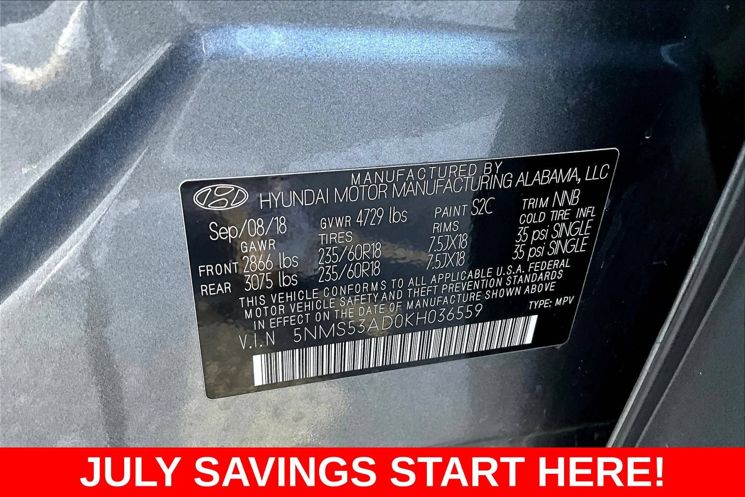 Used 2019 Hyundai Santa Fe Limited FWD image 25