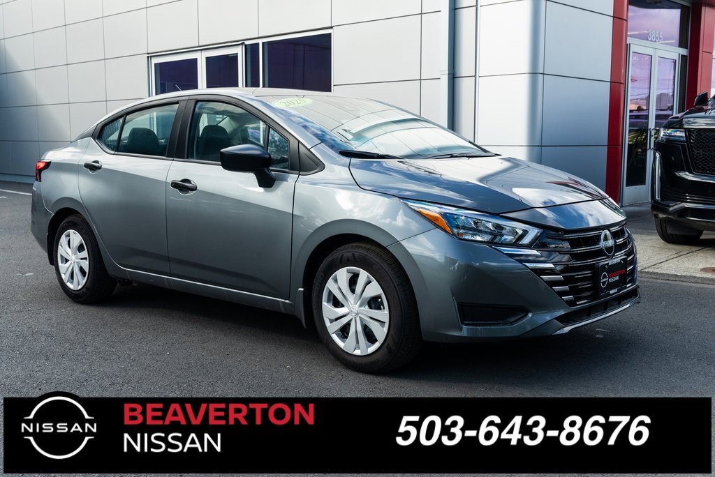 New 2025 Nissan Versa S w/ Trunk Package
