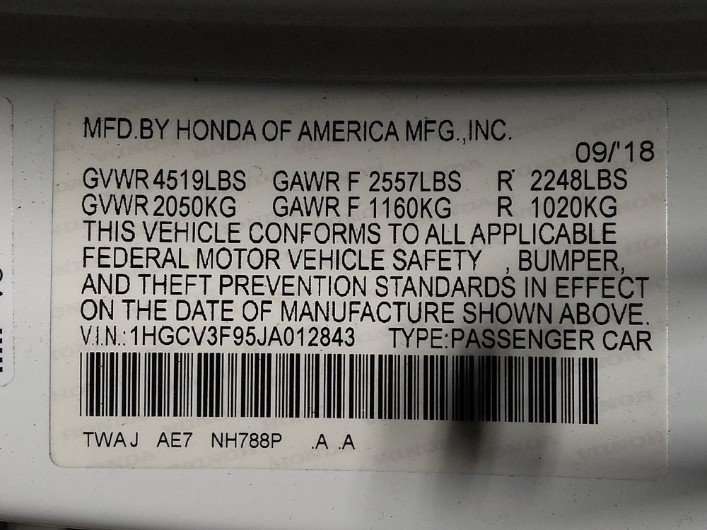 Used 2018 Honda Accord Touring image 33
