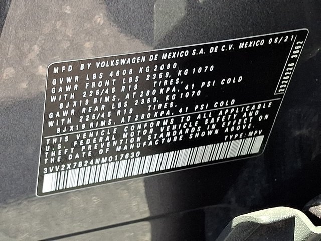 Certified 2022 Volkswagen Taos SEL AWD/4WD image 33