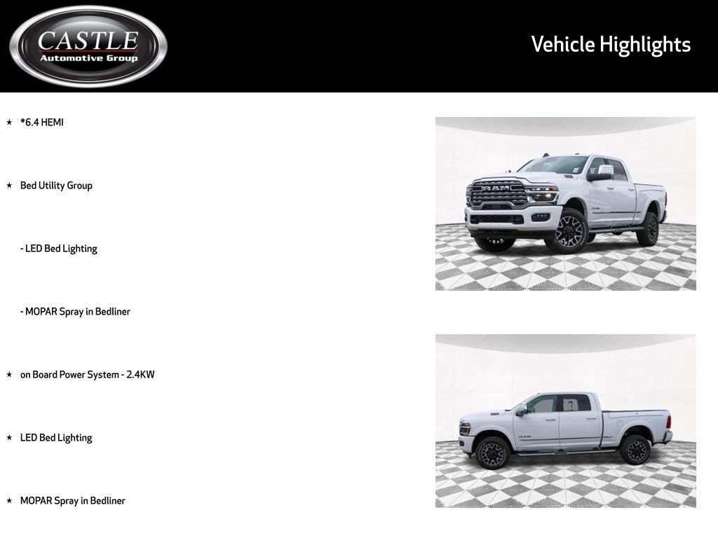 New 2026 RAM 2500 Limited w/ Bed Utility Group AWD/4WD image 3