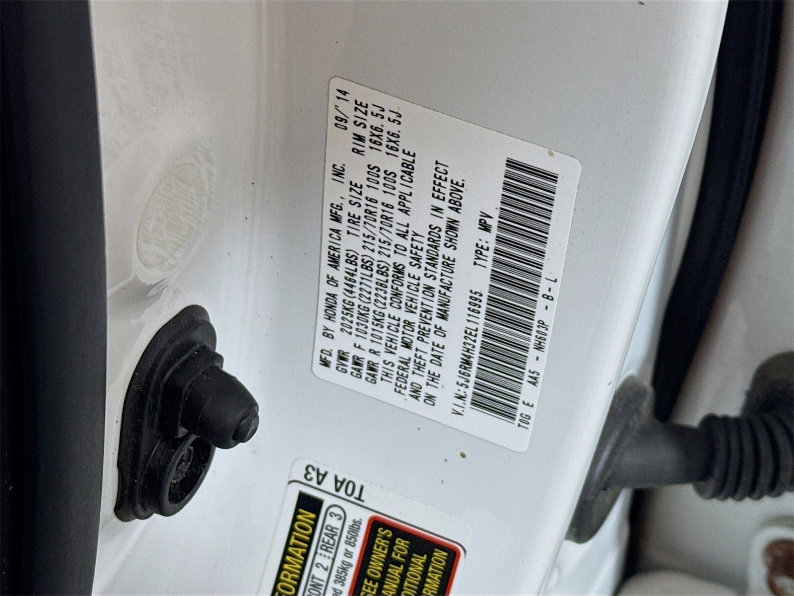 Used 2014 Honda CR-V LX image 23