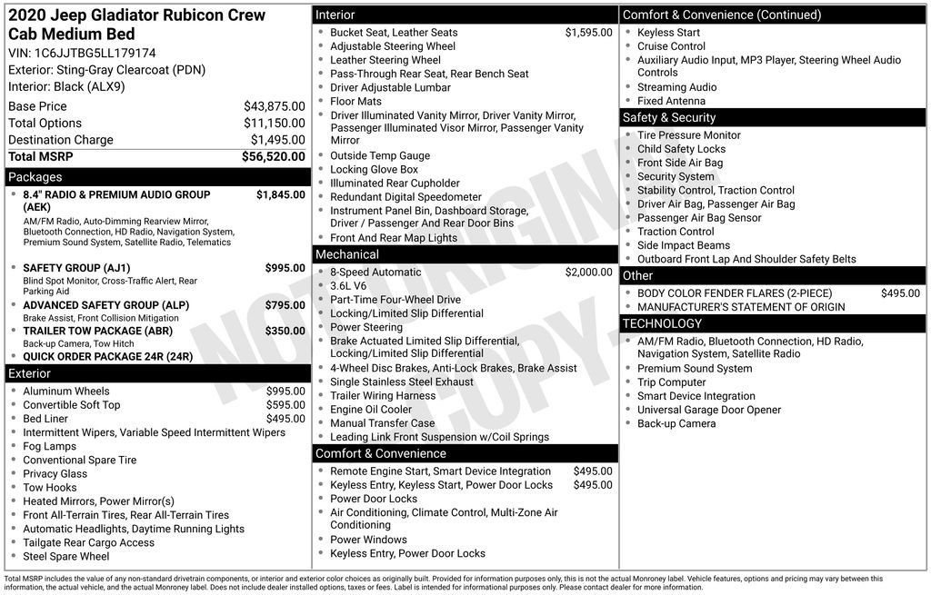 Used 2020 Jeep Gladiator Rubicon image 27