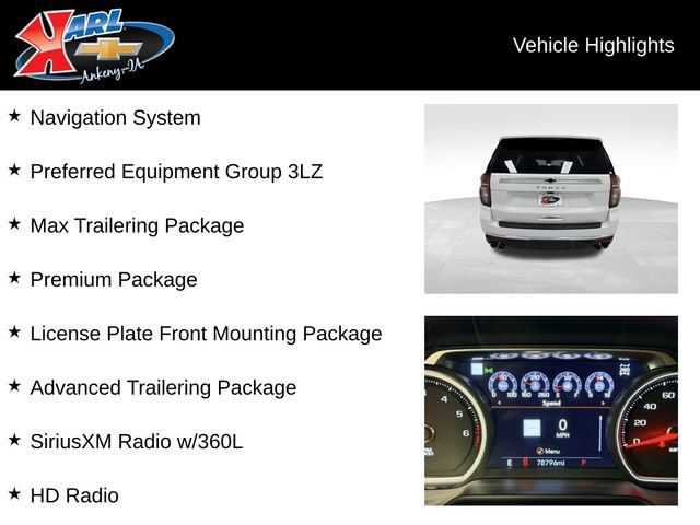 Certified 2021 Chevrolet Tahoe High Country w/ Premium Package AWD/4WD image 2